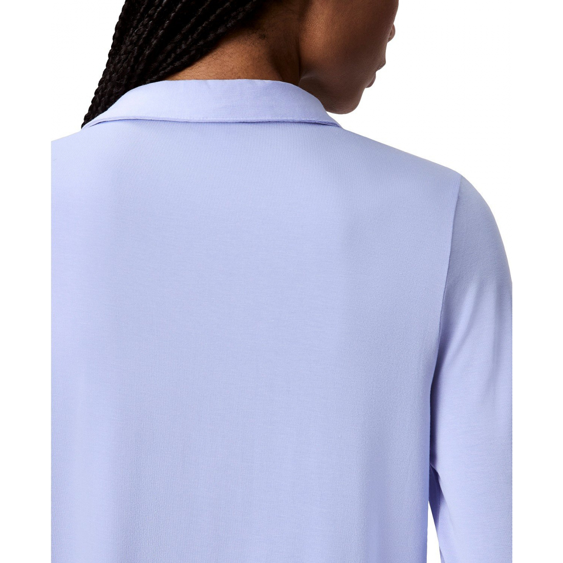Women's 'Collared Button-Front Sleep' Shirt