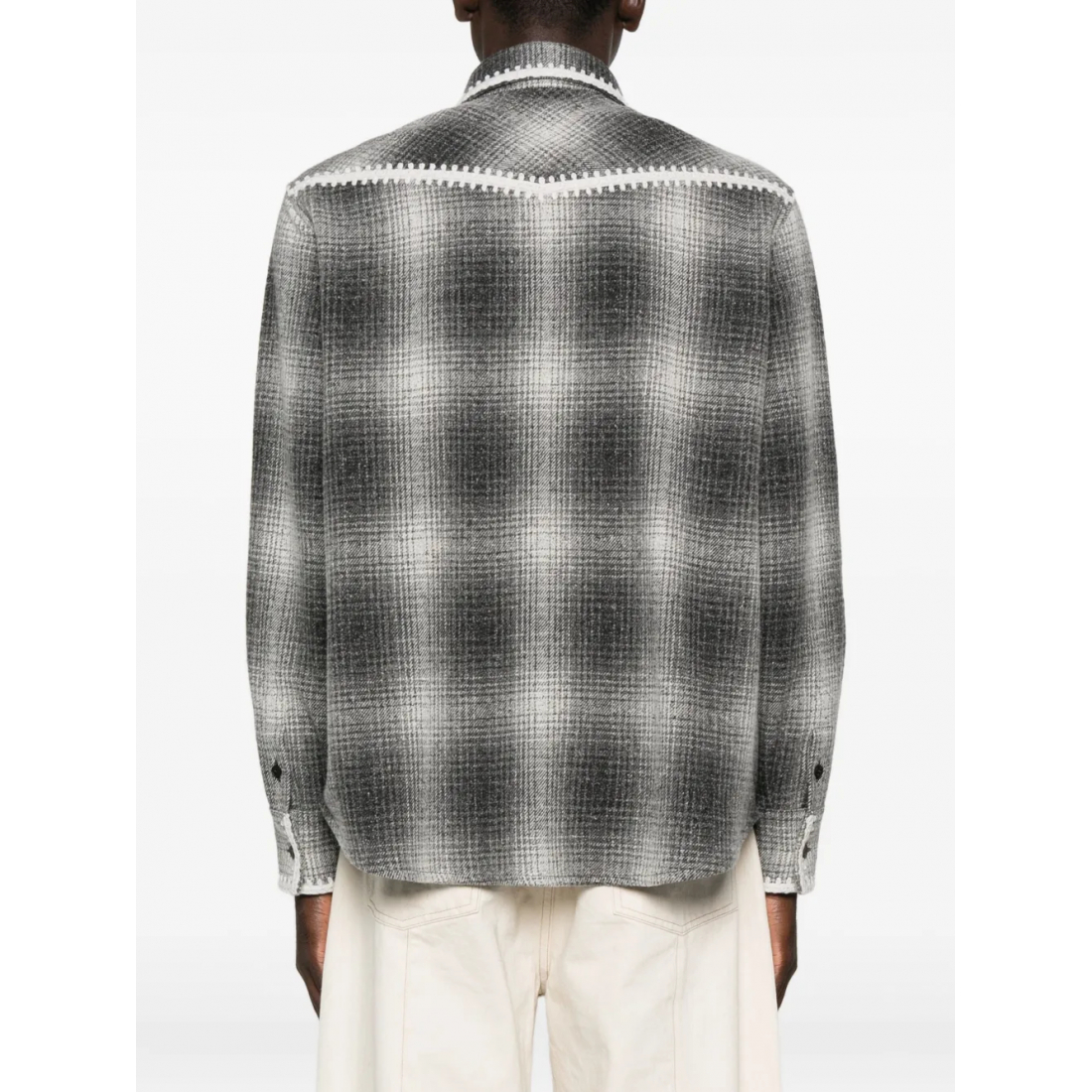Surchemise 'Checked Crochet-Trimmed' pour Hommes
