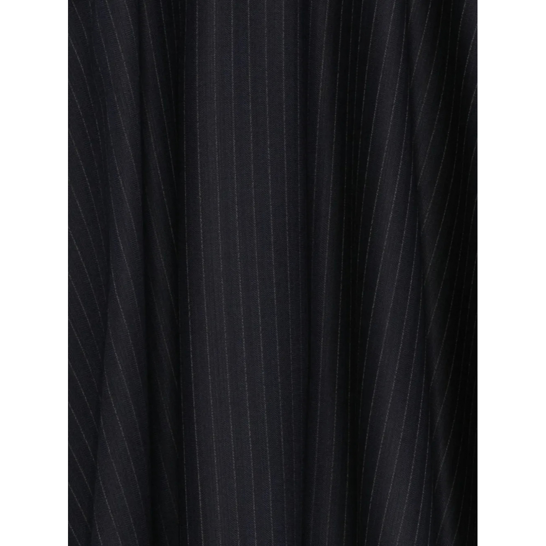 Women's 'Pinstriped Logo-Detail' Midi Skirt