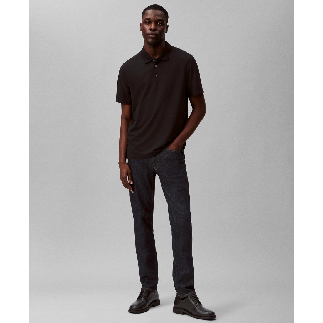 'Stretch Jacquard' Polohemd für Herren