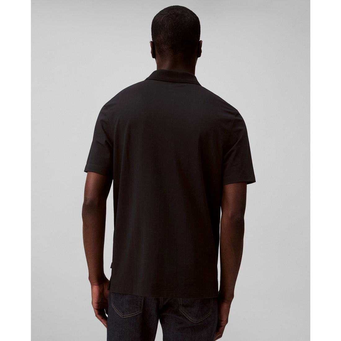 'Stretch Jacquard' Polohemd für Herren