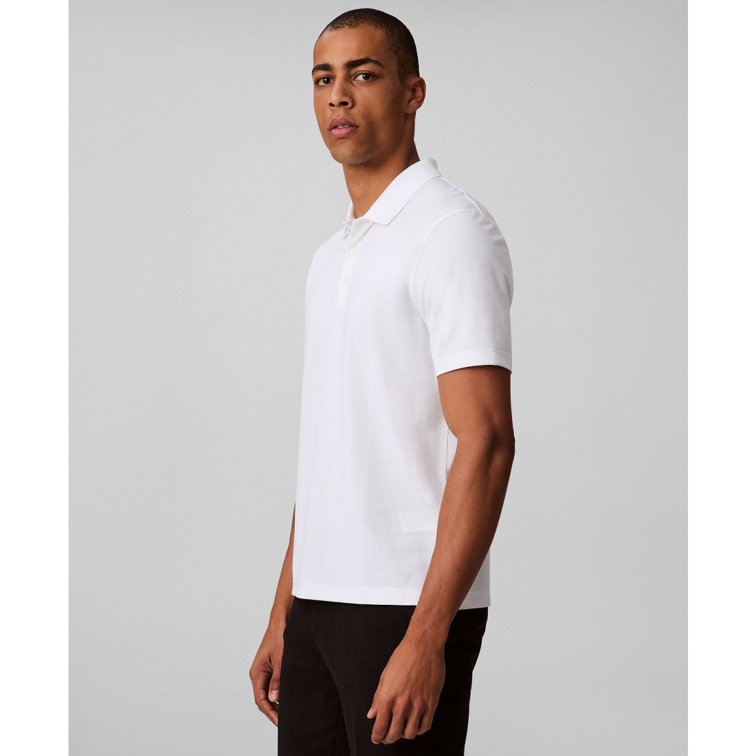 'Stretch Jacquard' Polohemd für Herren