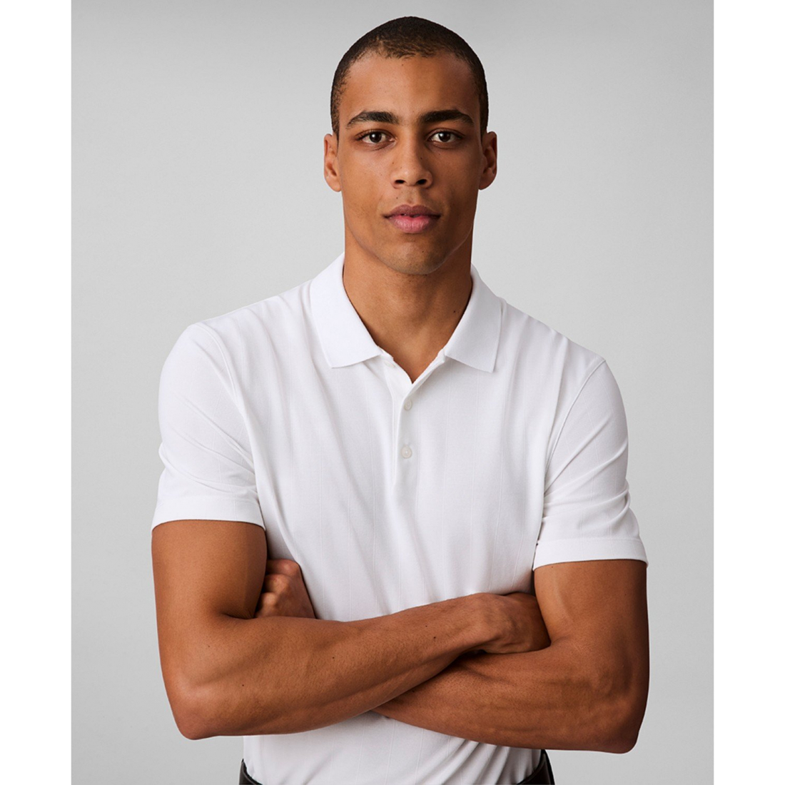 'Stretch Jacquard' Polohemd für Herren