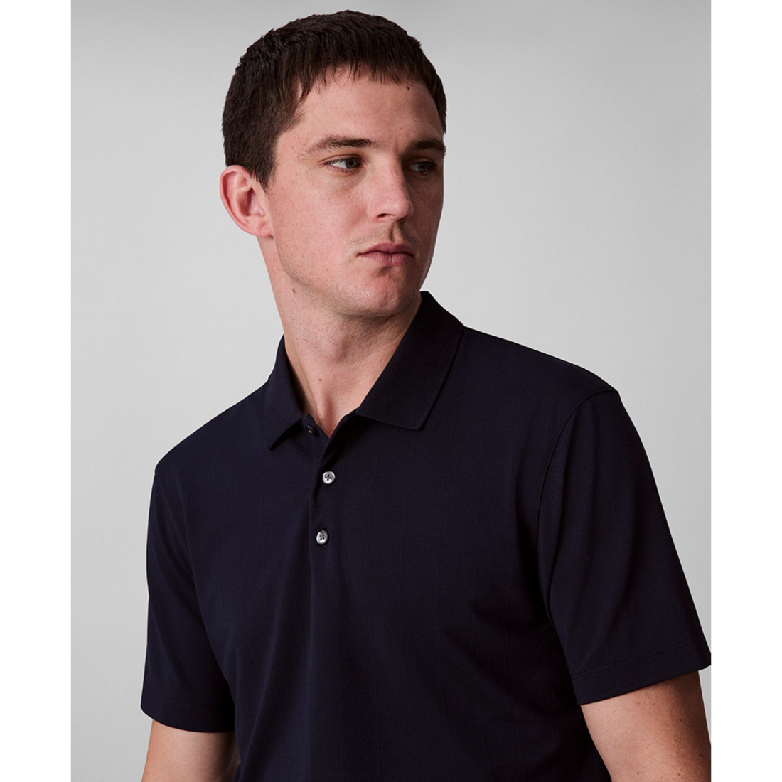 'Stretch Jacquard' Polohemd für Herren