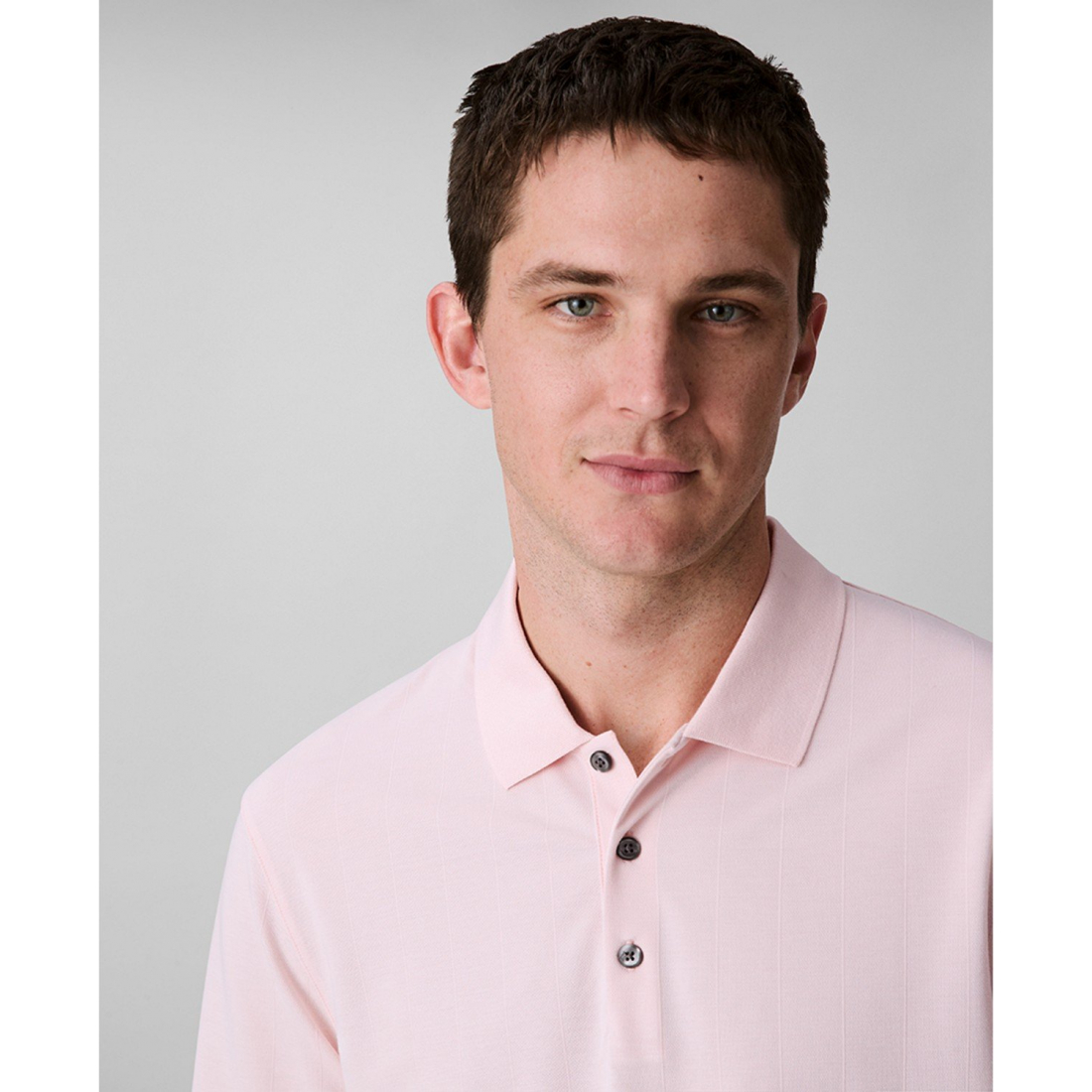 'Stretch Jacquard' Polohemd für Herren