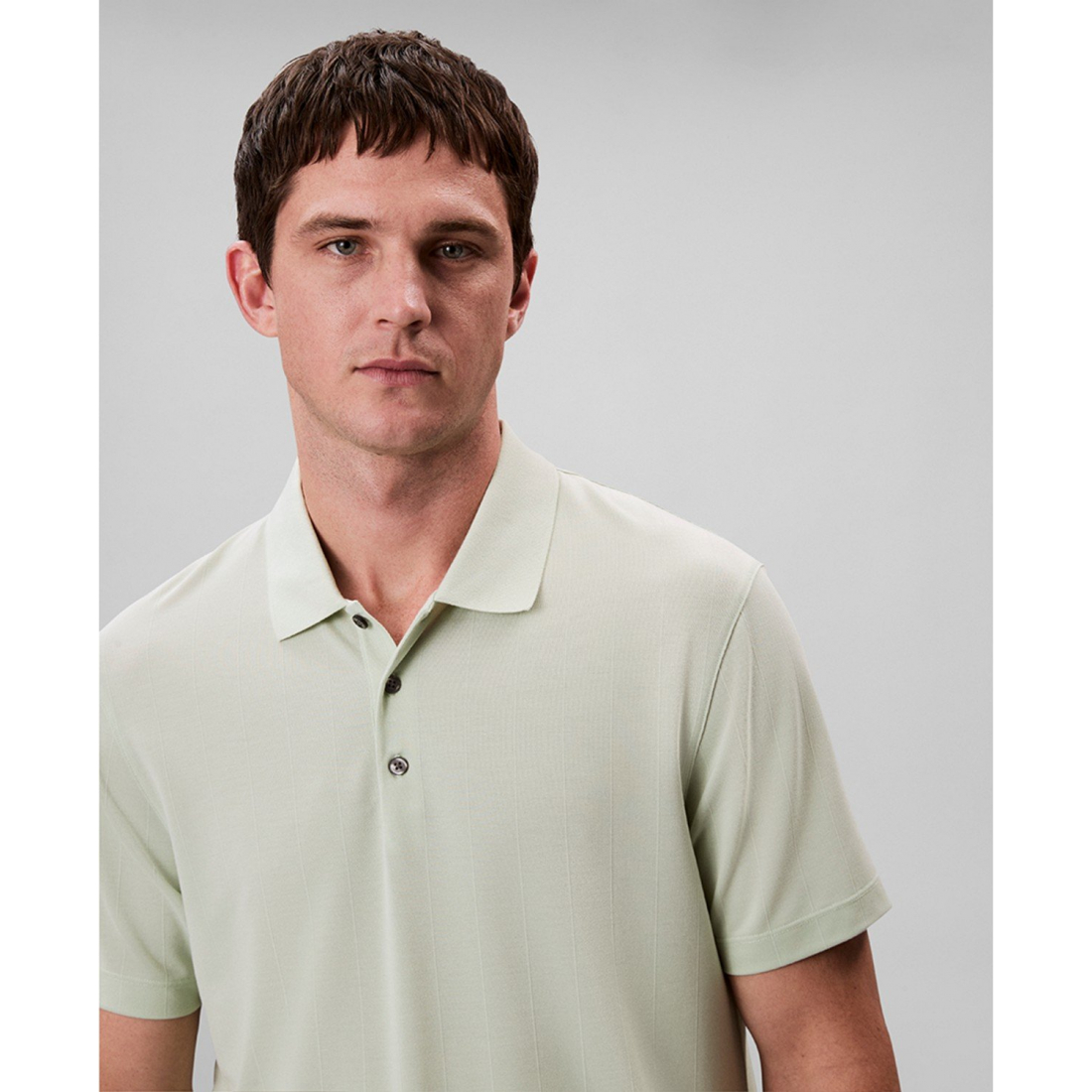 'Stretch Jacquard' Polohemd für Herren