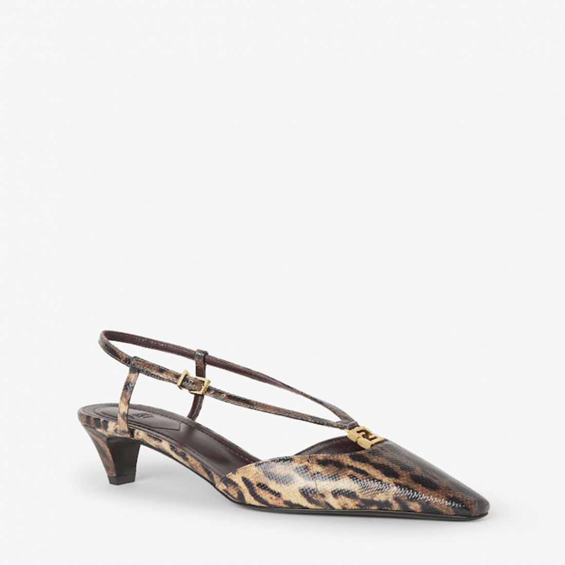 'Ffold low heel' Pumps mit Fersenriemen für Damen