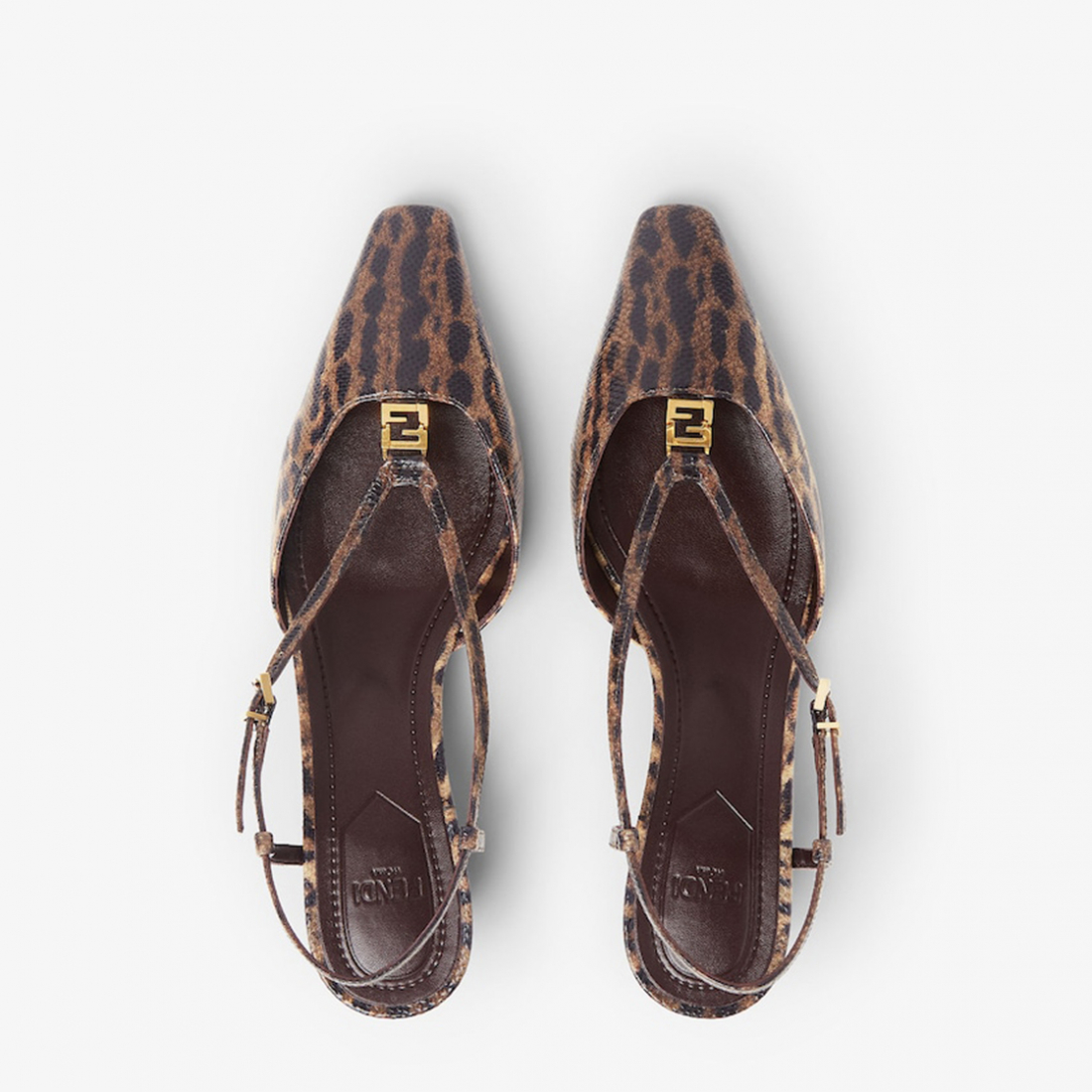 'Ffold low heel' Pumps mit Fersenriemen für Damen