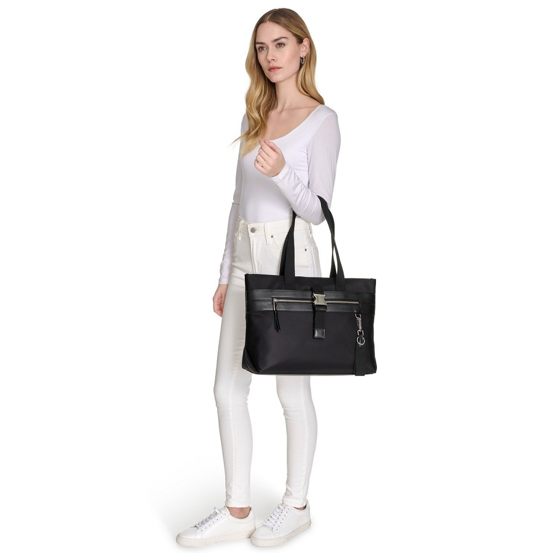 Sac Cabas 'Elora Nylon Top Zipper' pour Femmes