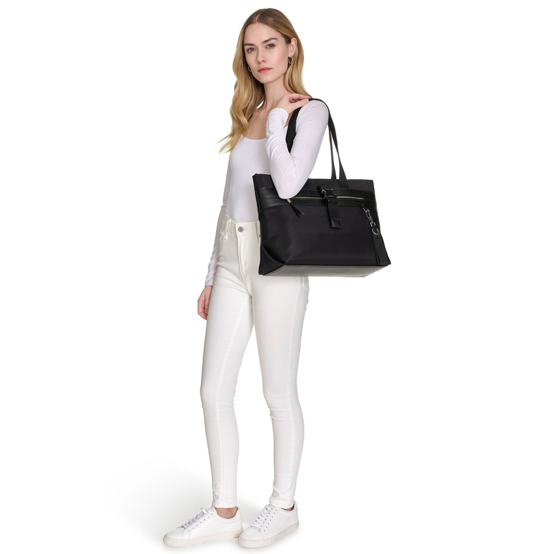 Sac Cabas 'Elora Nylon Top Zipper' pour Femmes