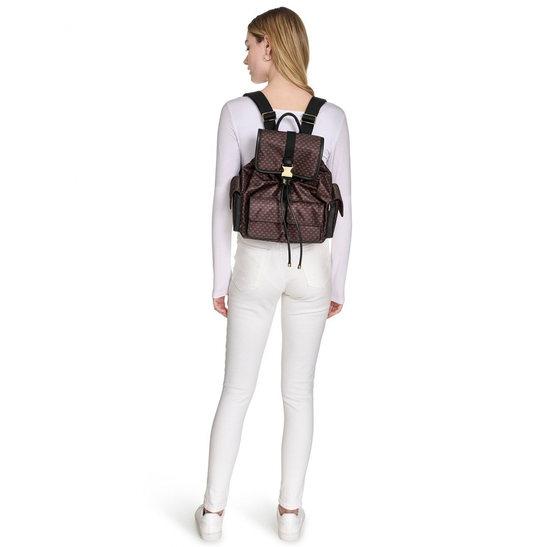 Sac à dos 'Elora Nylon Mini Signature Front Buckle' pour Femmes