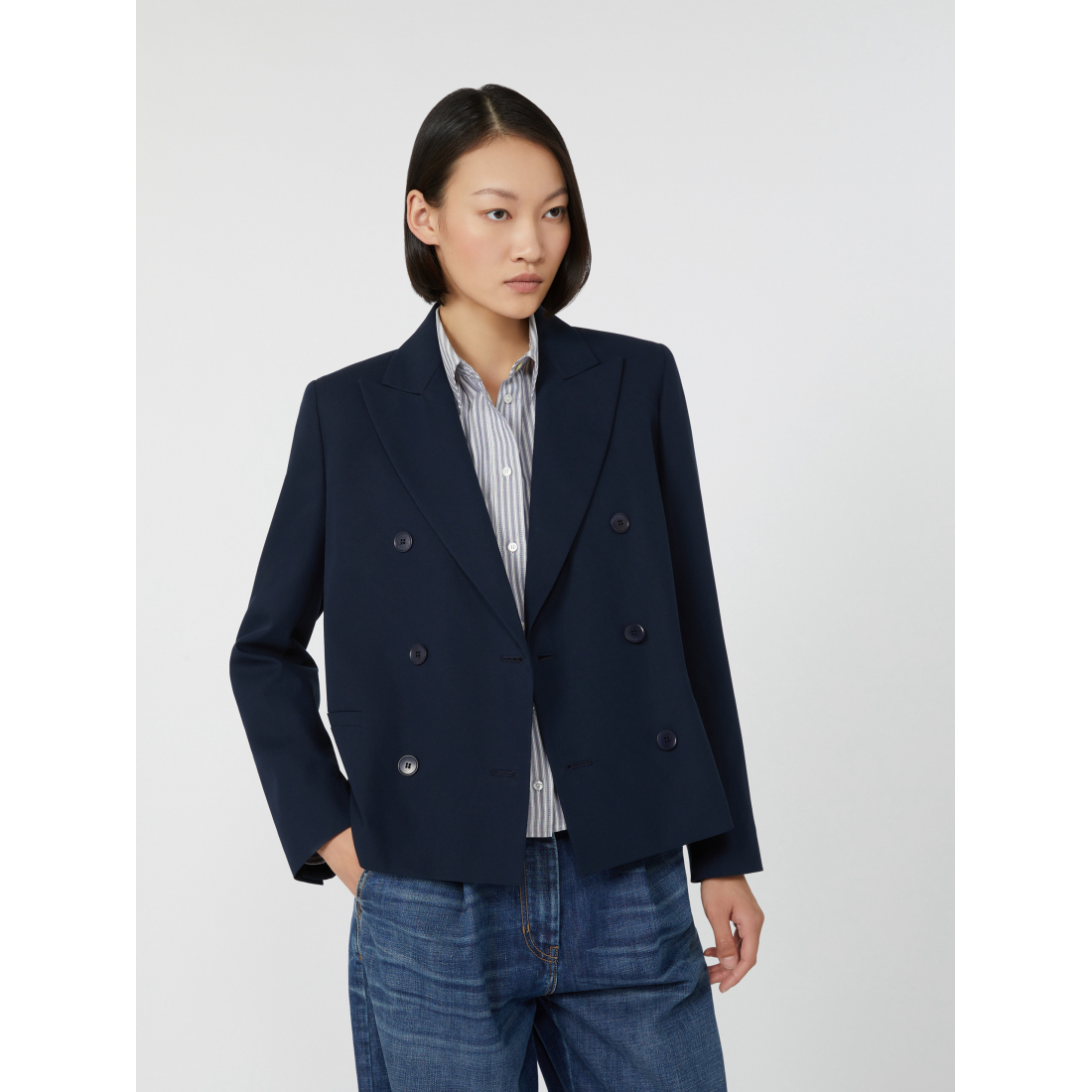 Blazer 'Double-Breasted Gabardine' pour Femmes
