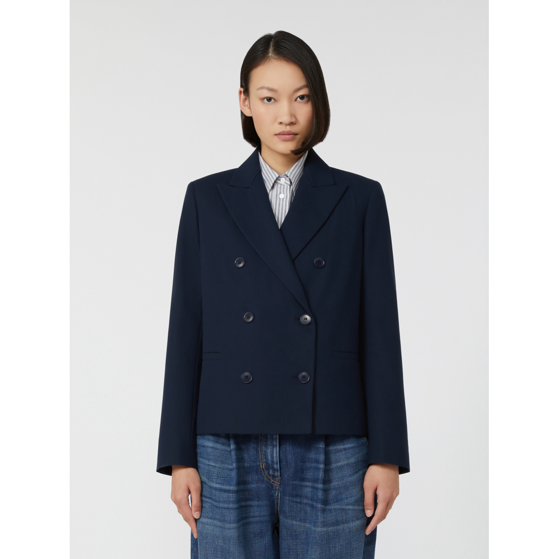 Blazer 'Double-Breasted Gabardine' pour Femmes