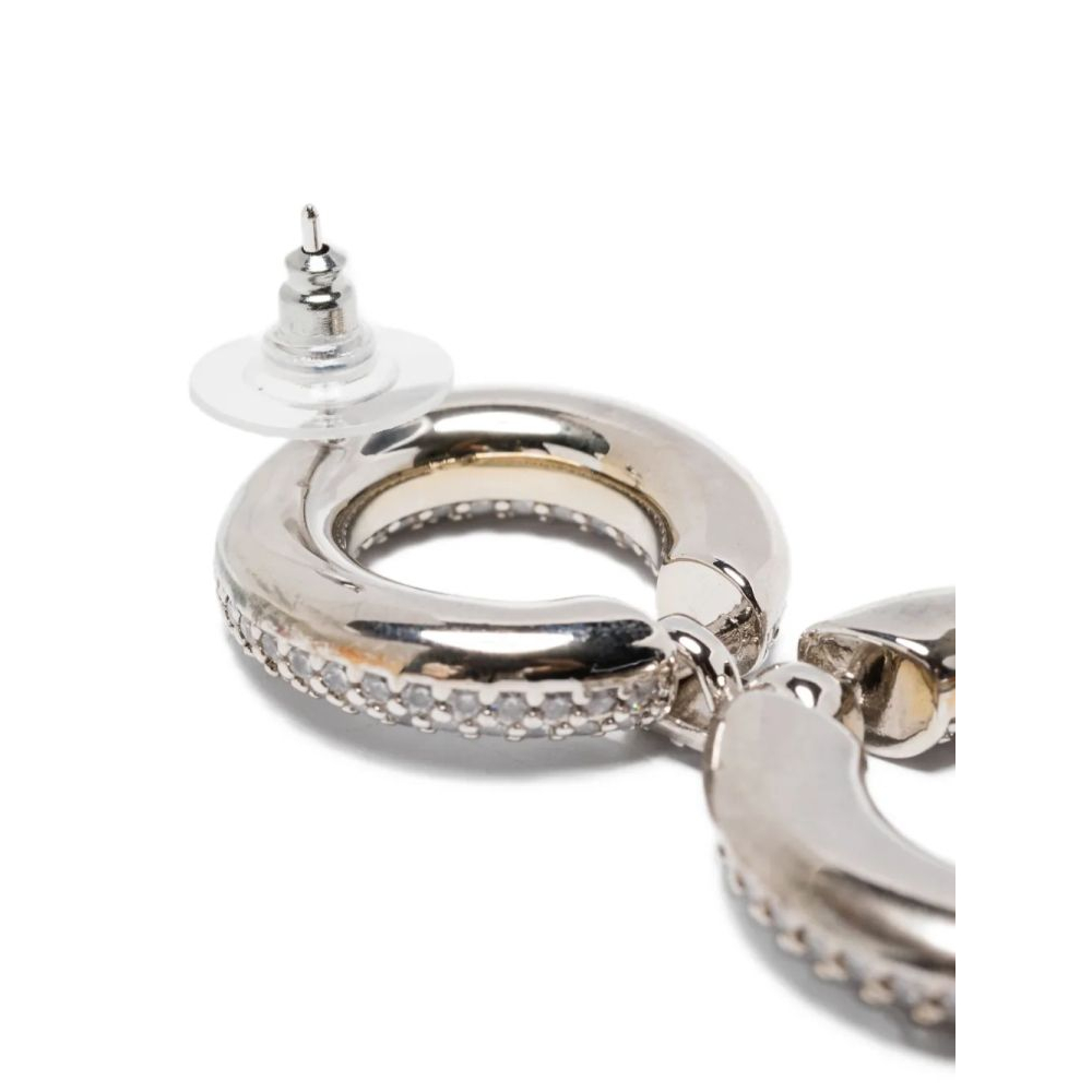 Boucles d'oreilles 'Double-Circle Embellished' pour Femmes