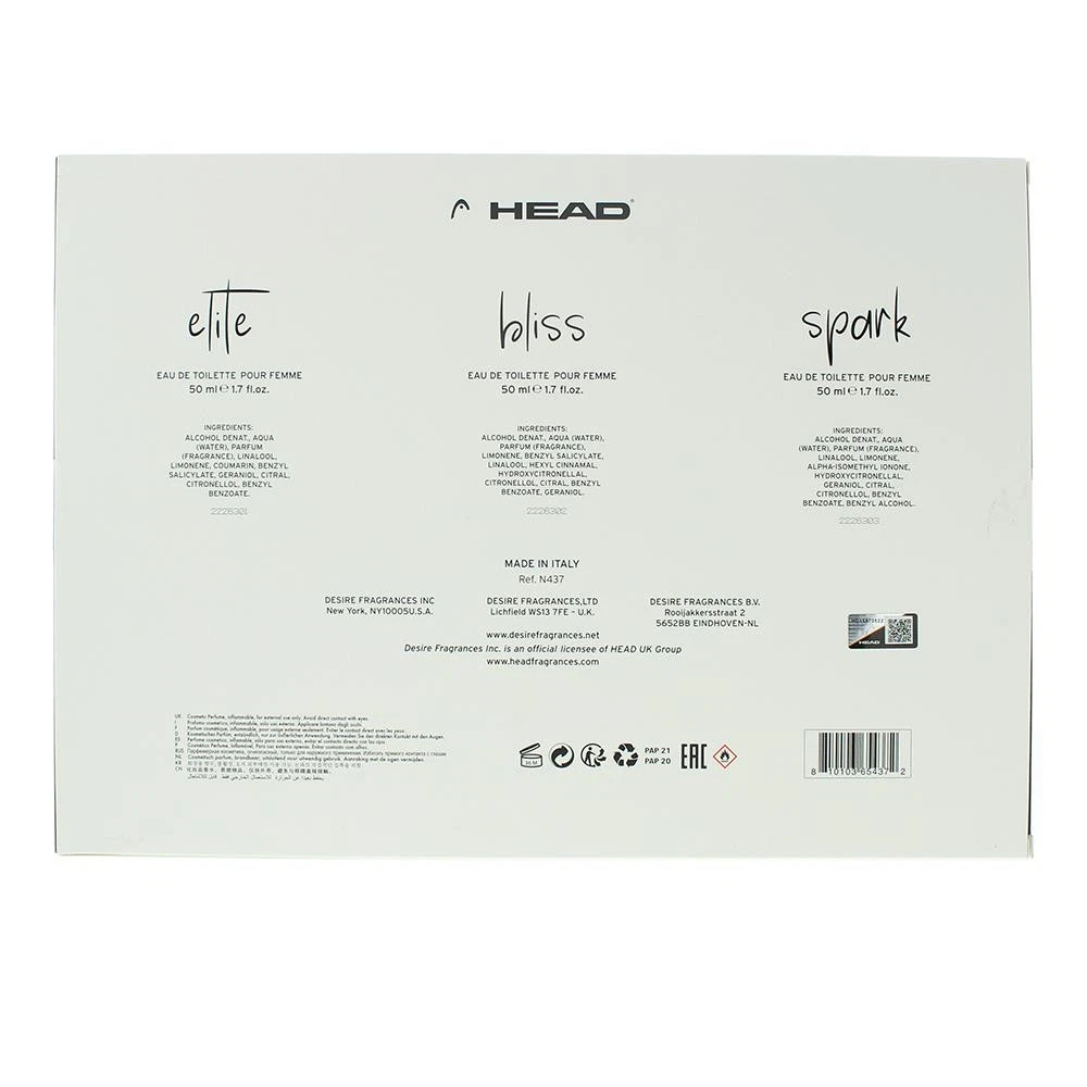 Eau de toilette 'For Her' - 50 ml, 3 Pièces