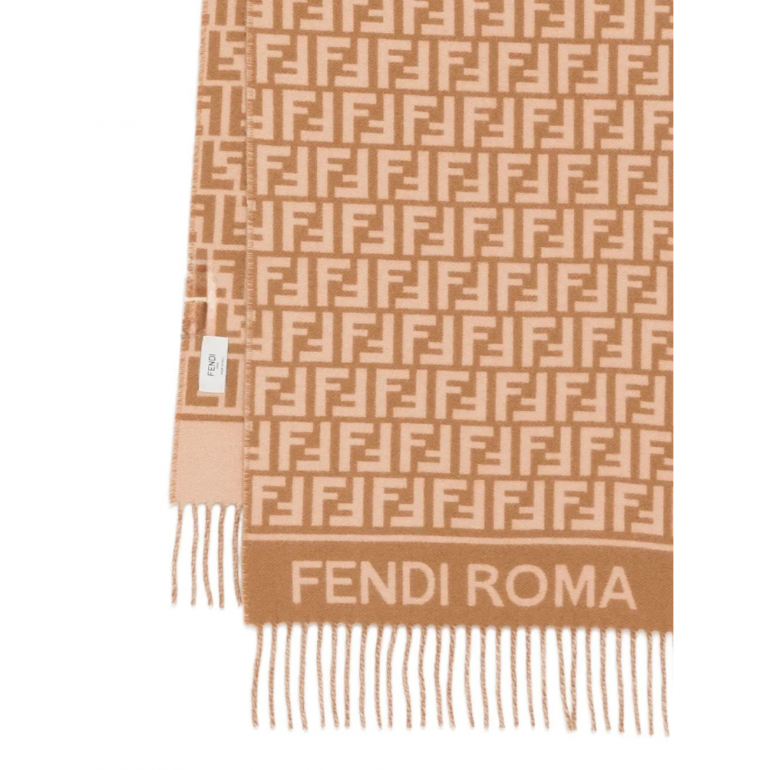 'Logo-Detail Fringed' Halstuch für Damen