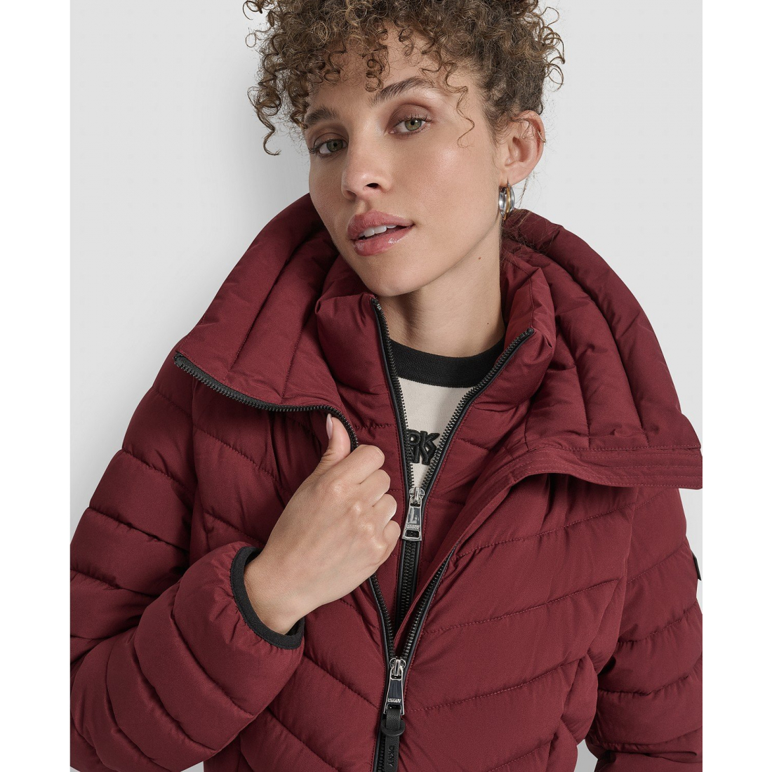 Women's 'Bibbed Packable' Puffer Coat