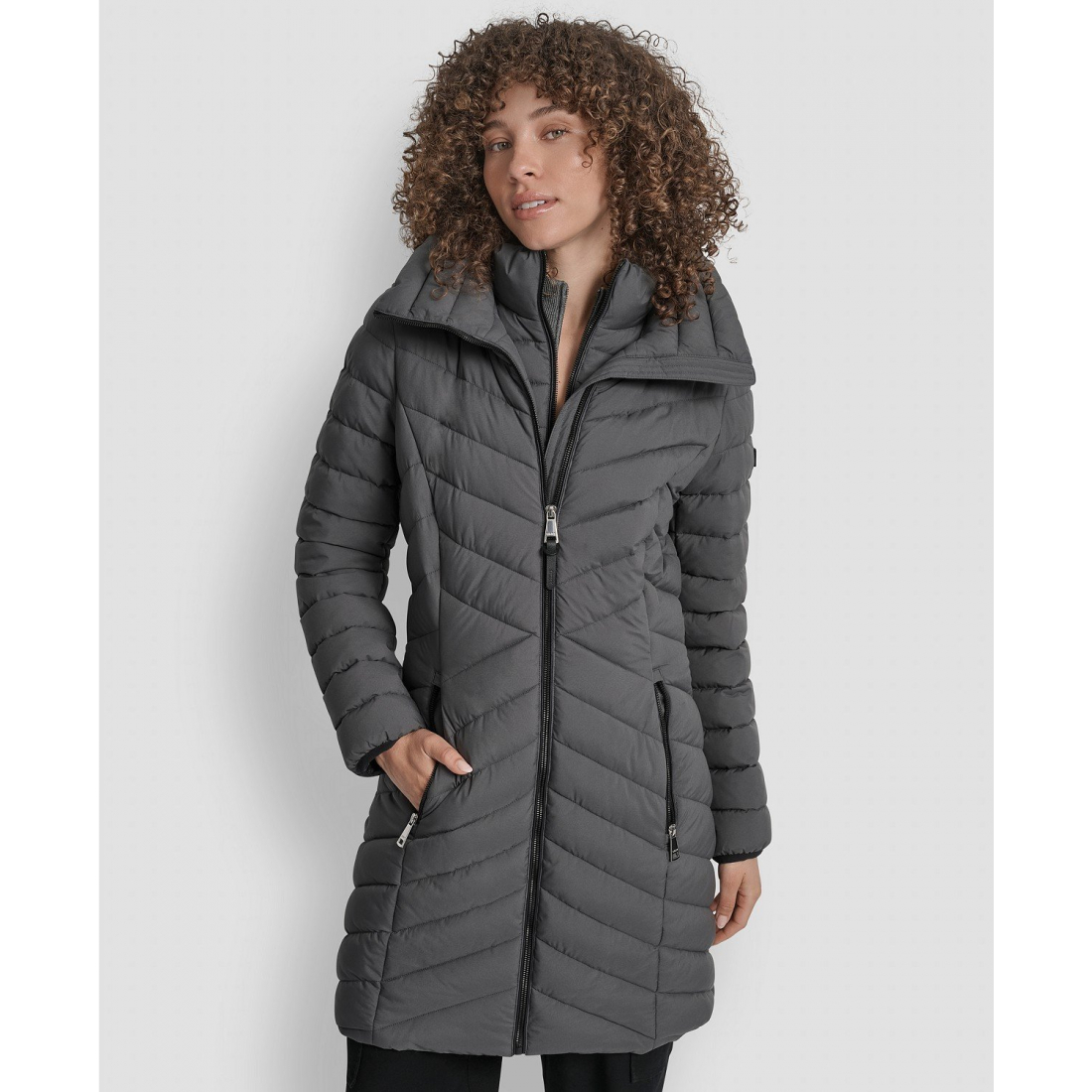 Women's 'Bibbed Packable' Puffer Coat