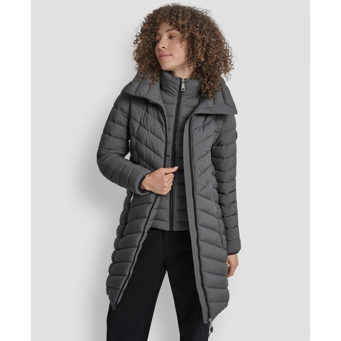 Women's 'Bibbed Packable' Puffer Coat