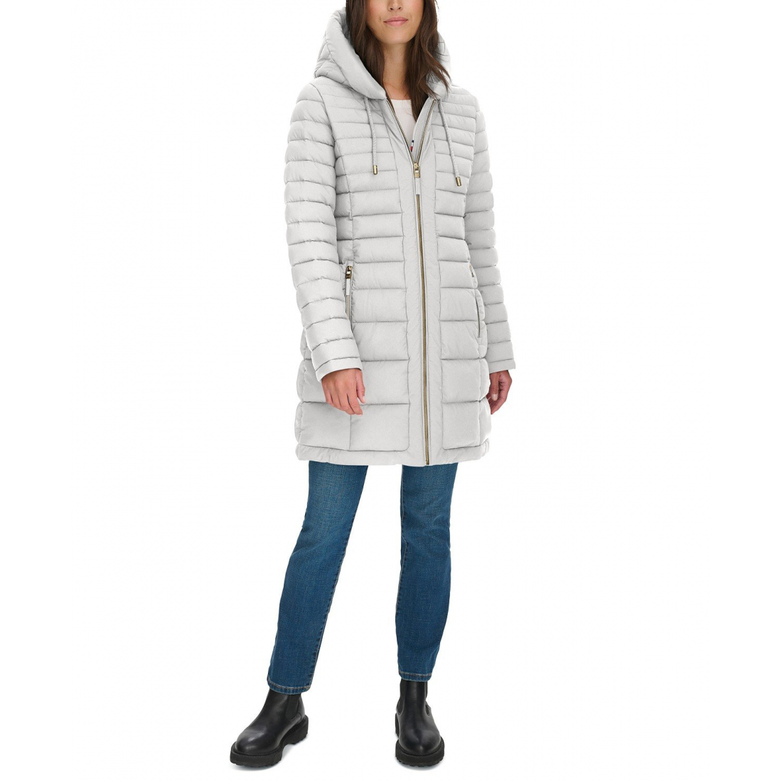 Manteau matelassé 'Hooded Packable' pour Femmes