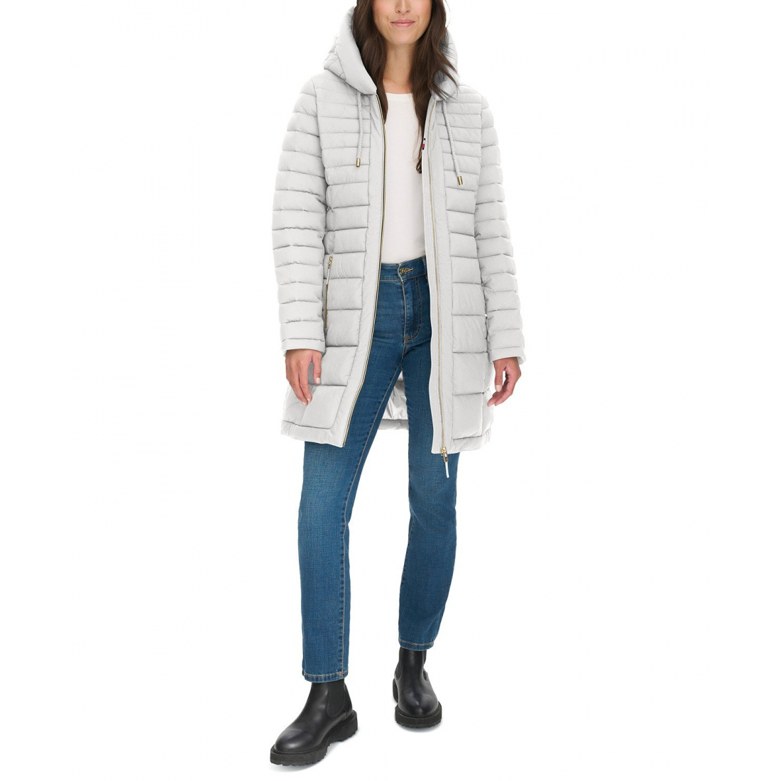 Manteau matelassé 'Hooded Packable' pour Femmes