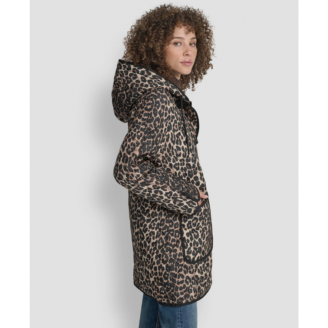 'Hooded Toggle Quilted' Mantel für Damen