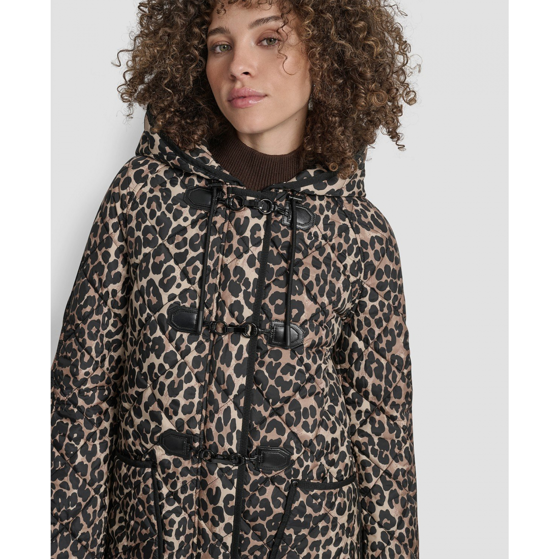 'Hooded Toggle Quilted' Mantel für Damen