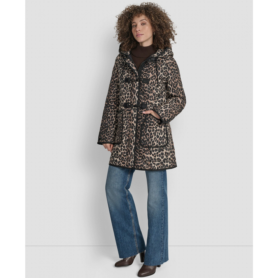 'Hooded Toggle Quilted' Mantel für Damen