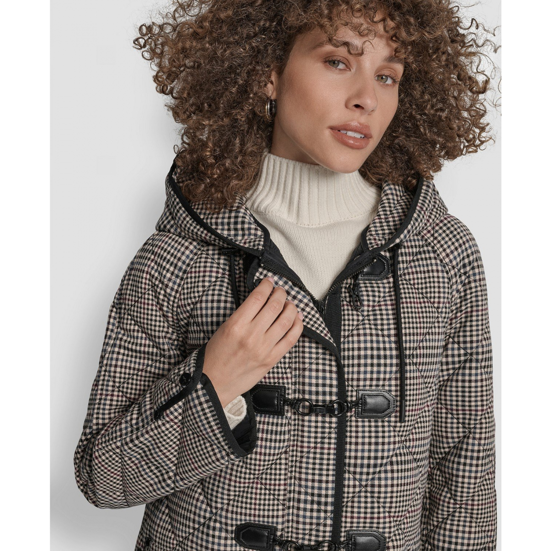 'Hooded Toggle Quilted' Mantel für Damen