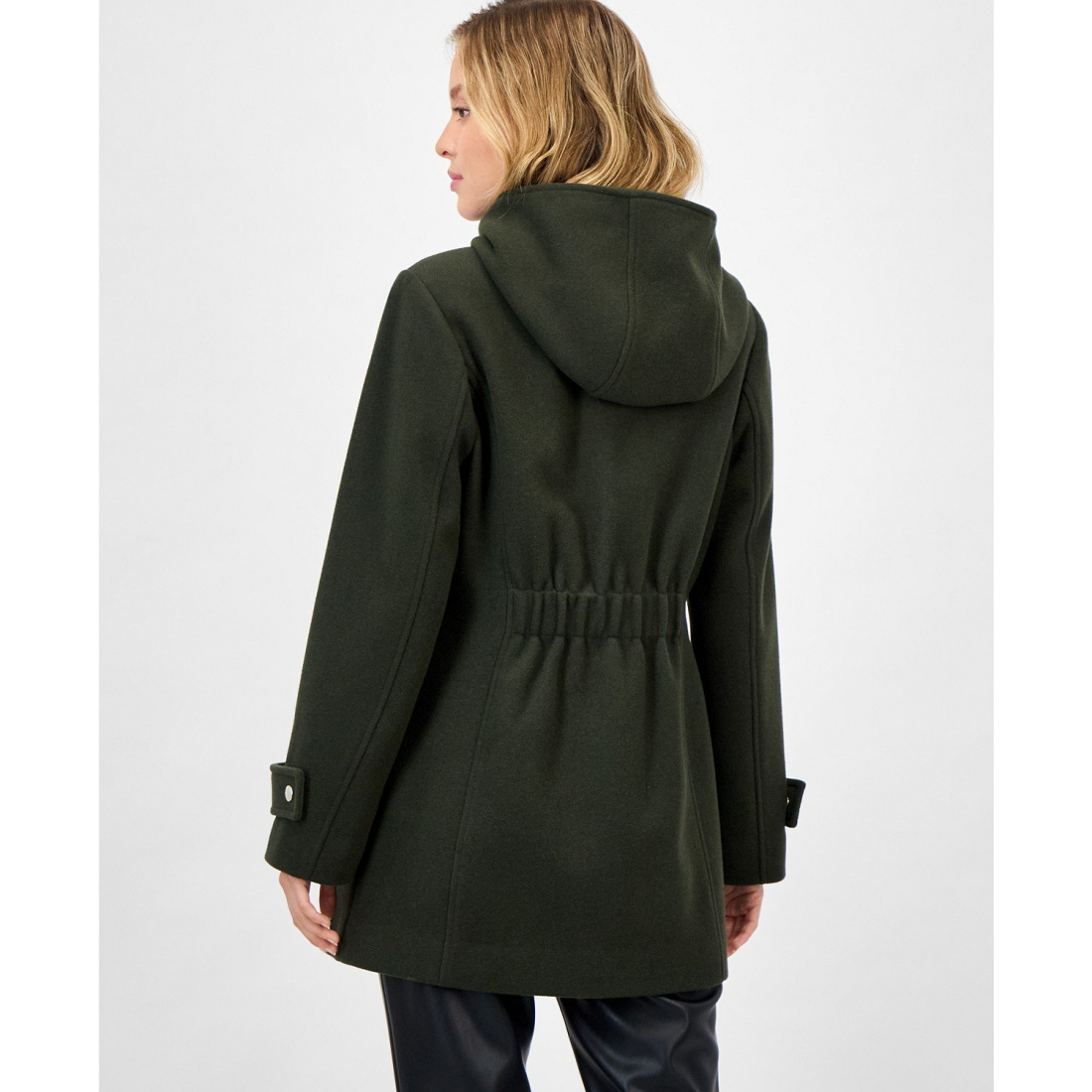 Women's 'Hooded Button-Front' Coat
