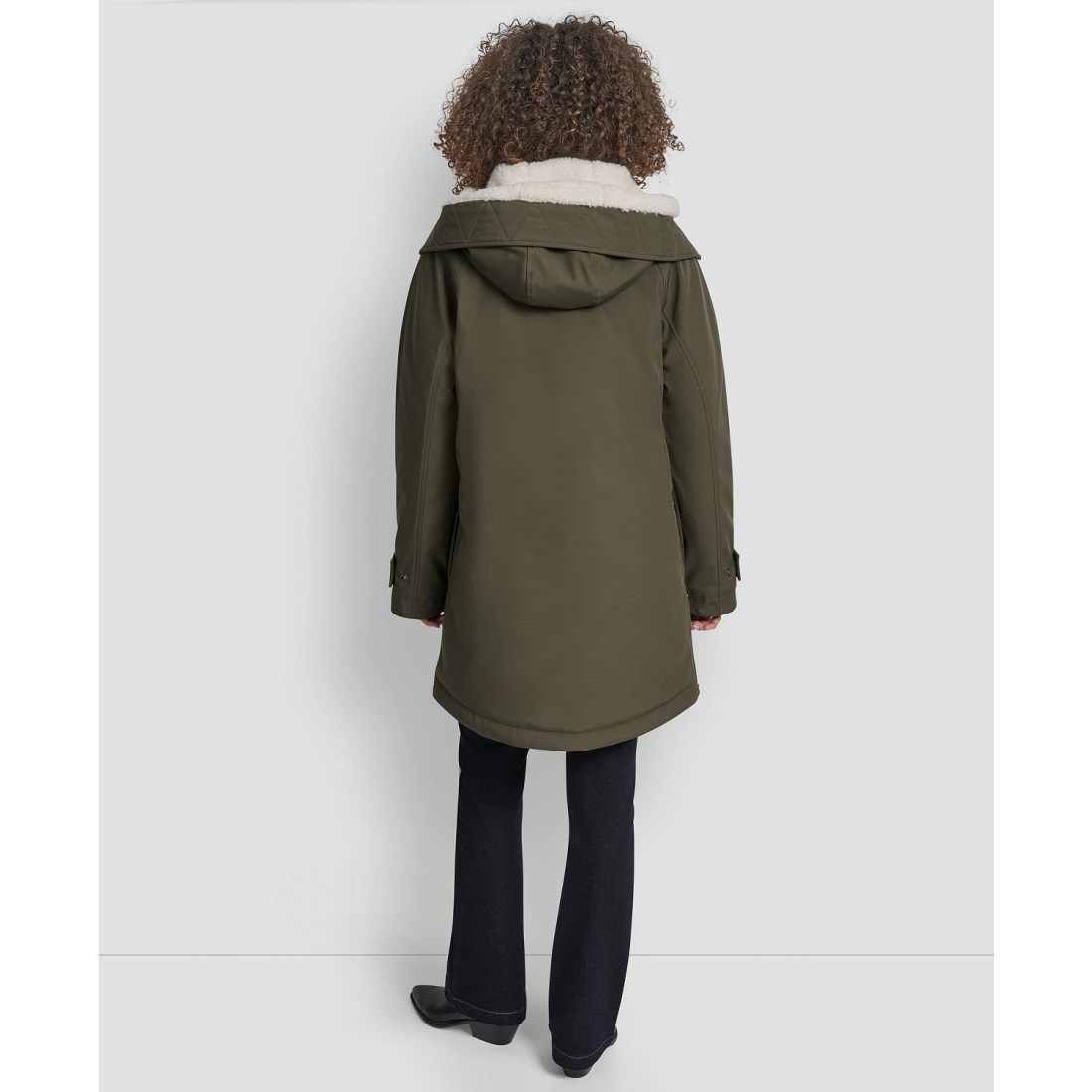 Women's 'Faux-Fur-Lined Hooded Softshell' Coat