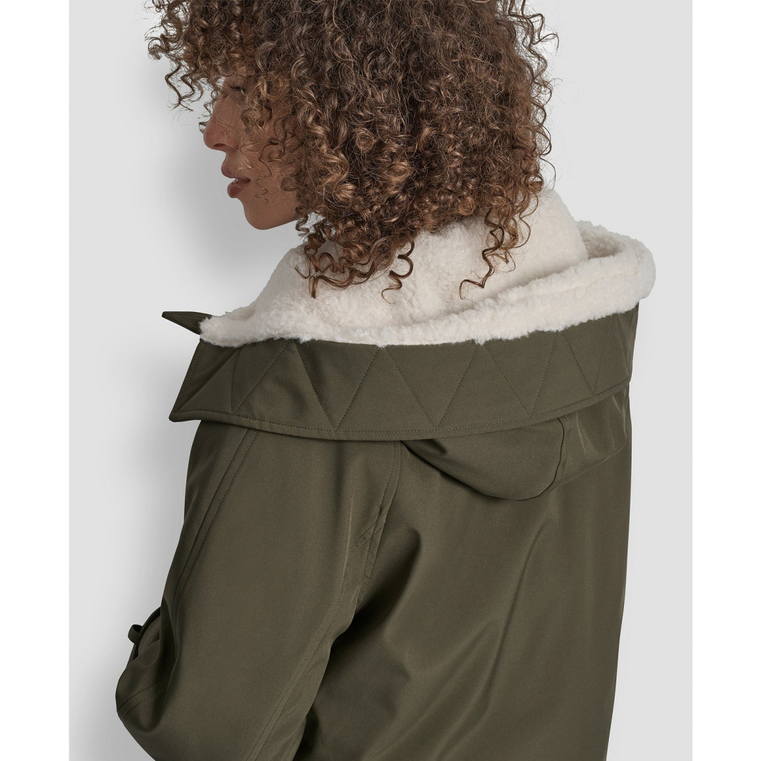 Women's 'Faux-Fur-Lined Hooded Softshell' Coat