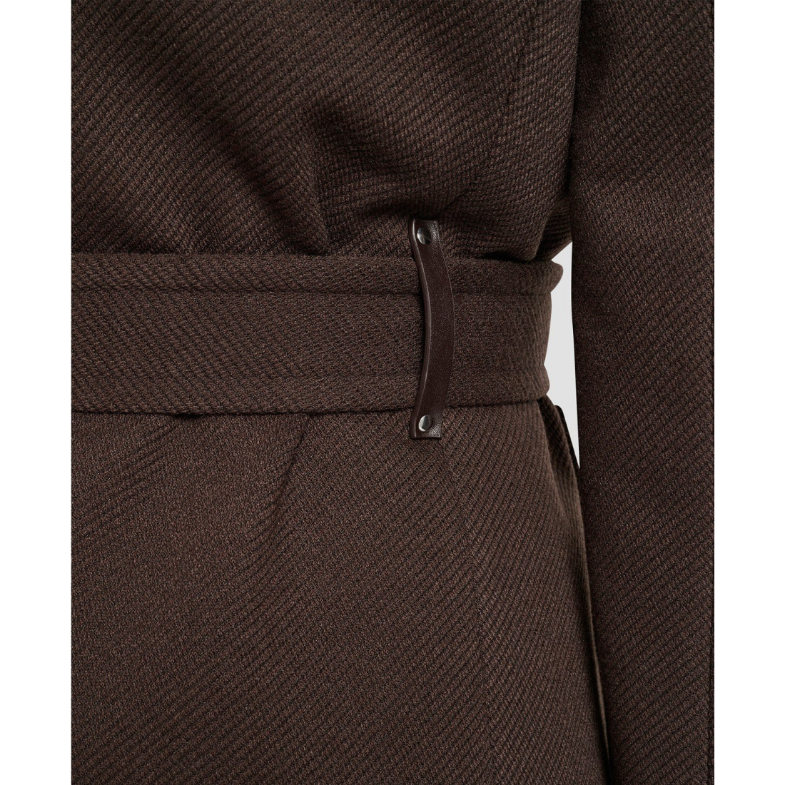 Manteau 'Single-Breasted Pillow Collar' pour Femmes