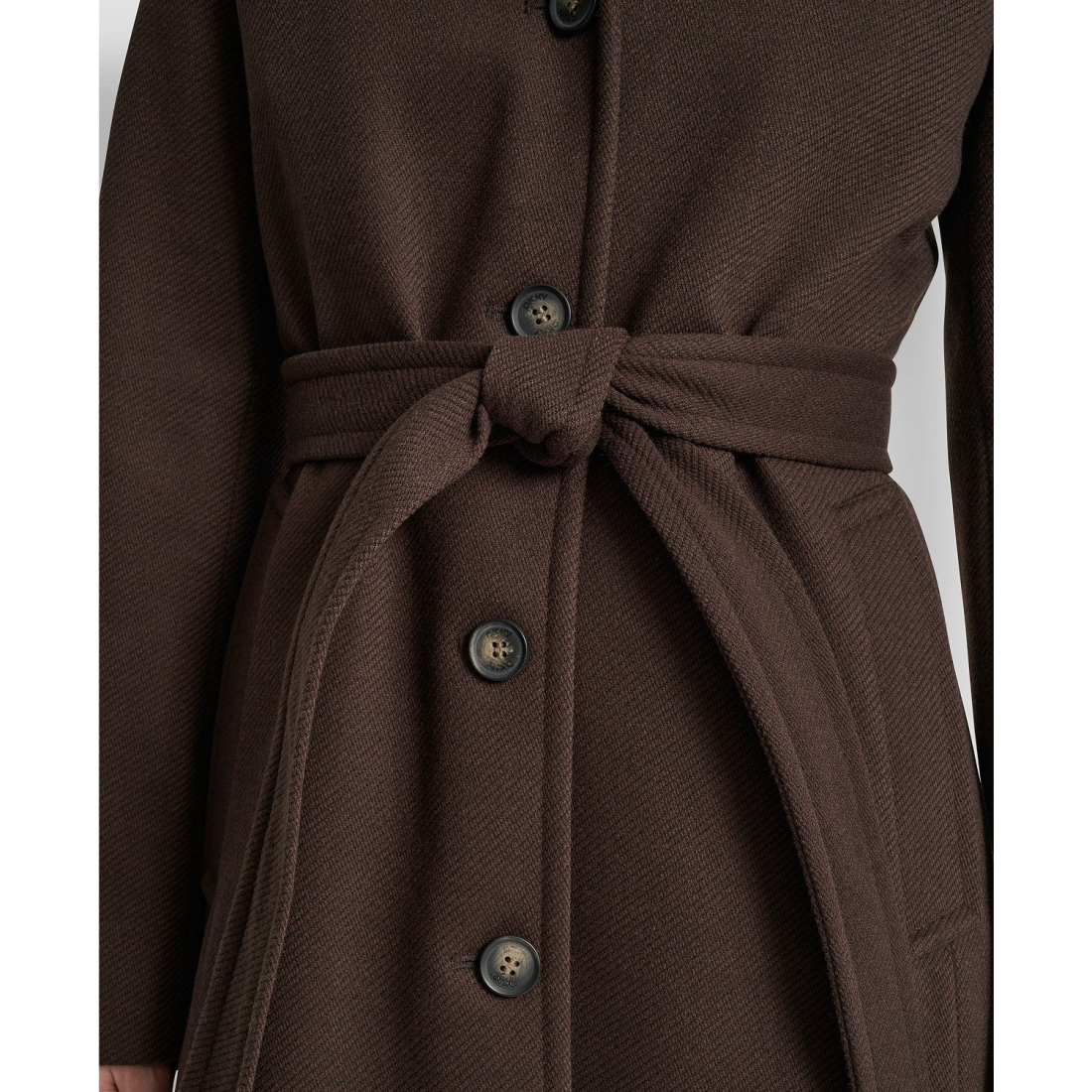 Manteau 'Single-Breasted Pillow Collar' pour Femmes