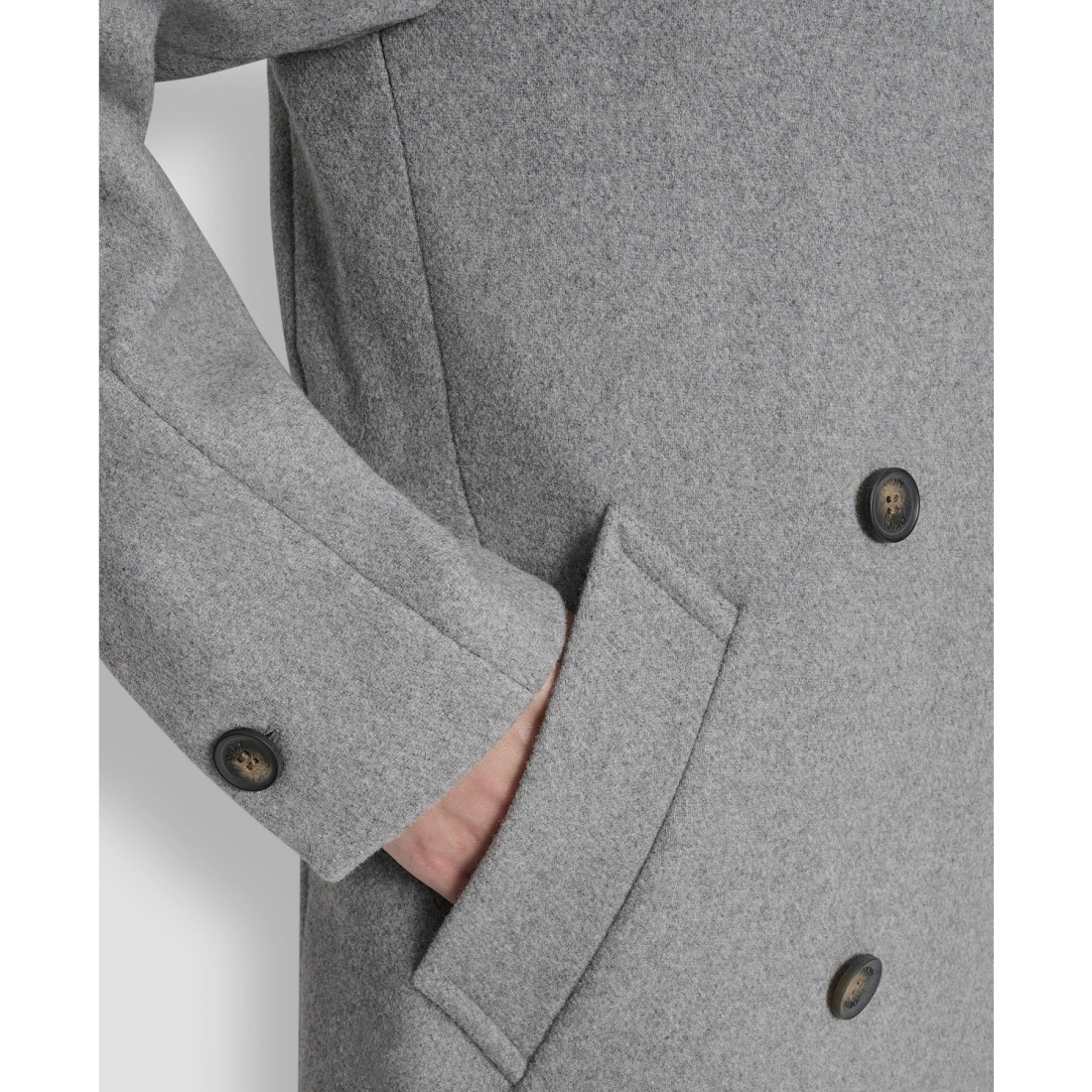 Manteau 'Double-Breasted Funnel Neck Military' pour Femmes