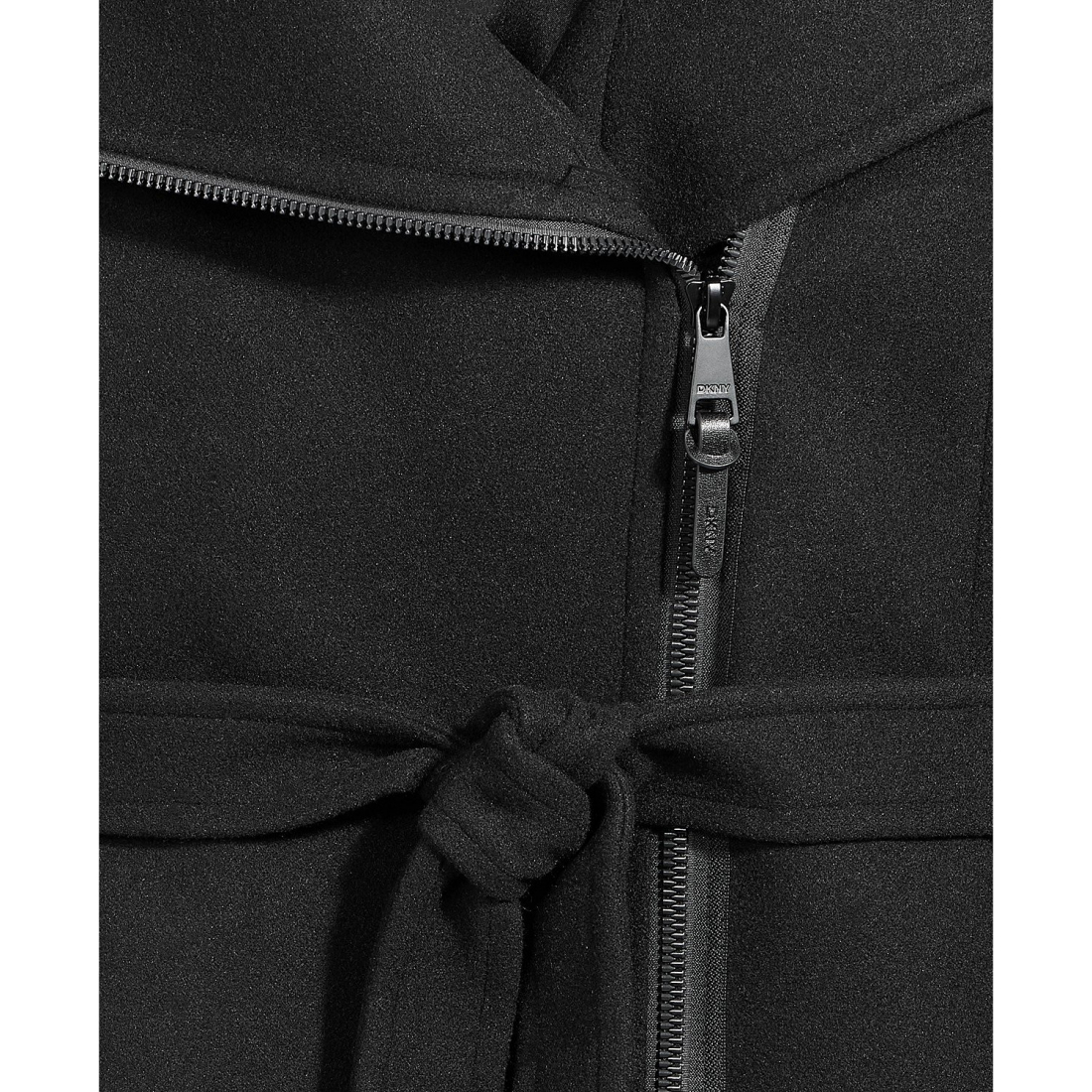 Manteau à ceinture 'Asymmetric Front-Zip' pour Femmes
