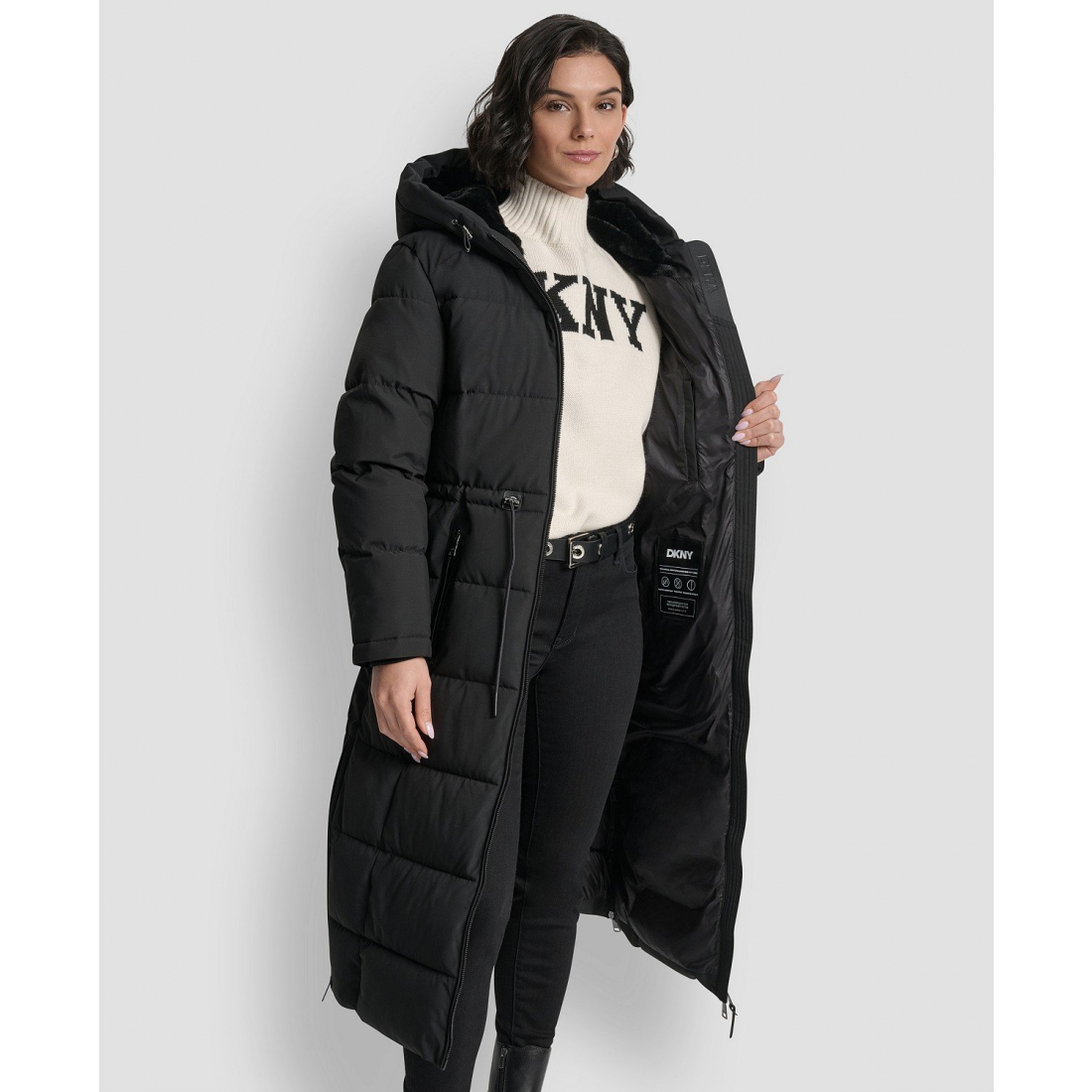 Manteau matelassé 'Hooded Anorak Maxi' pour Femmes