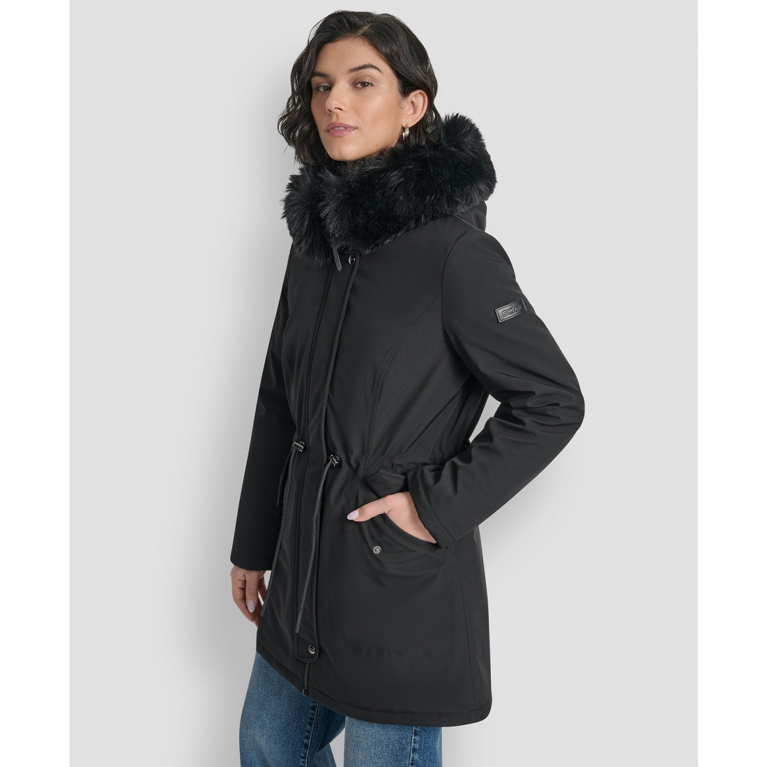 Manteau matelassé 'Trim Hooded Anorak' pour Femmes