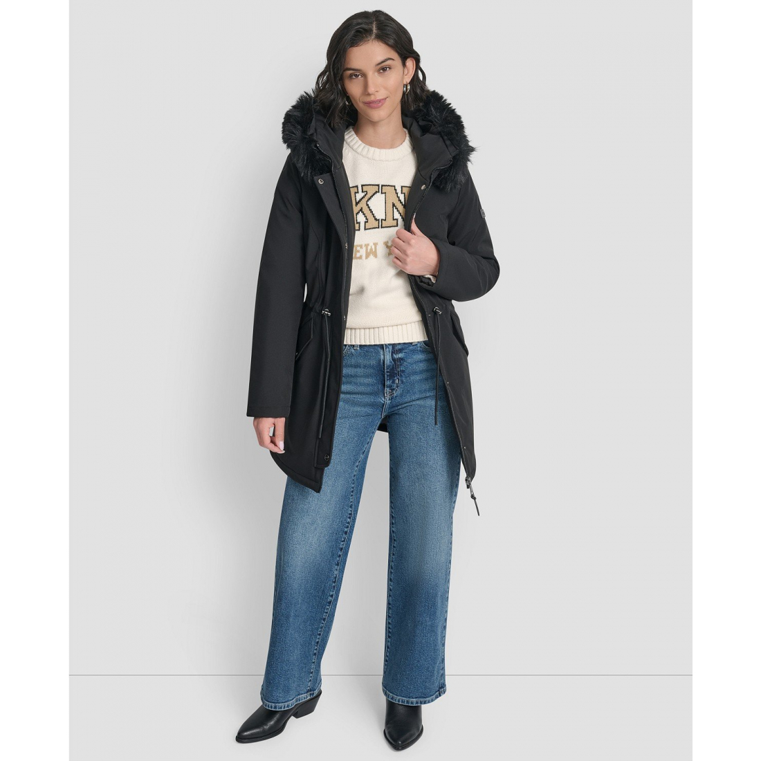 Manteau matelassé 'Trim Hooded Anorak' pour Femmes