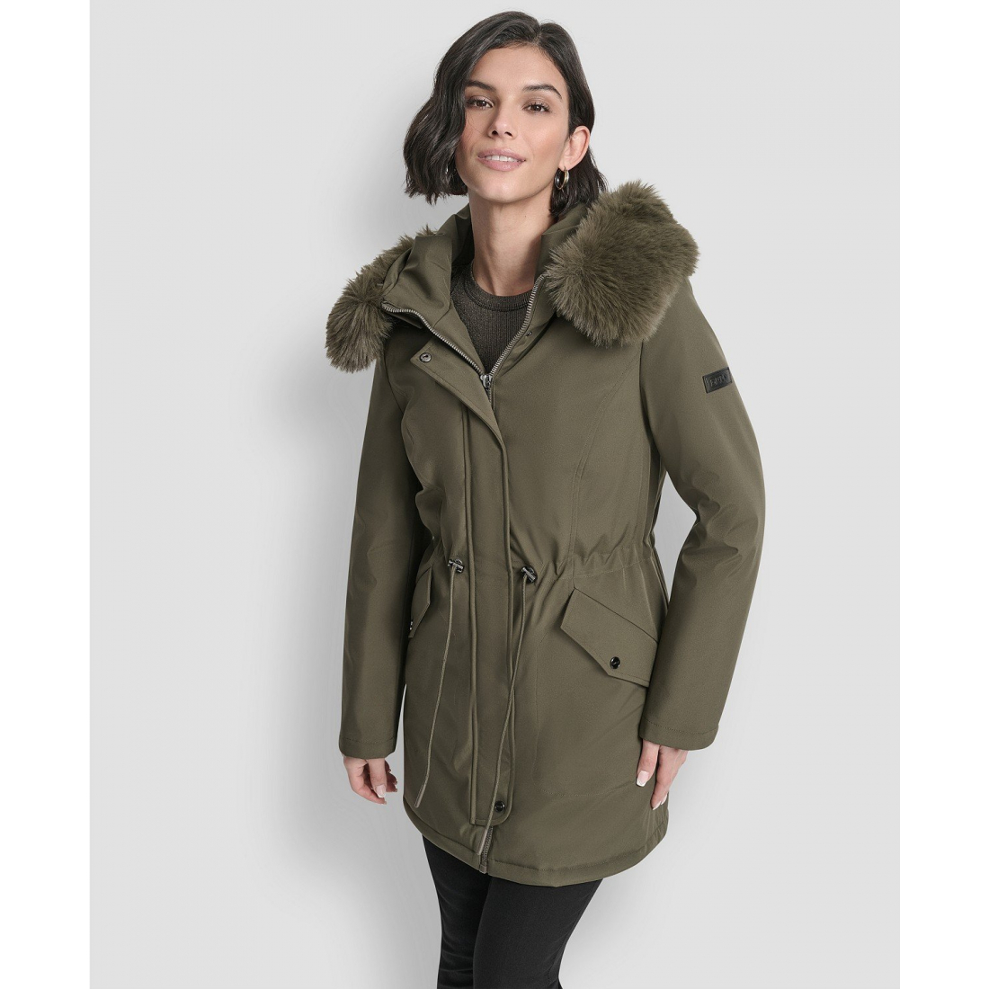 Manteau matelassé 'Trim Hooded Anorak' pour Femmes