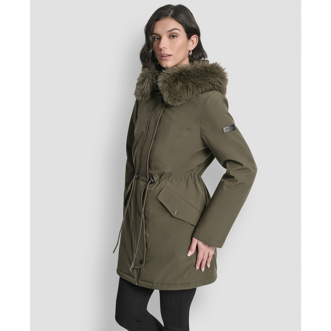 Manteau matelassé 'Trim Hooded Anorak' pour Femmes