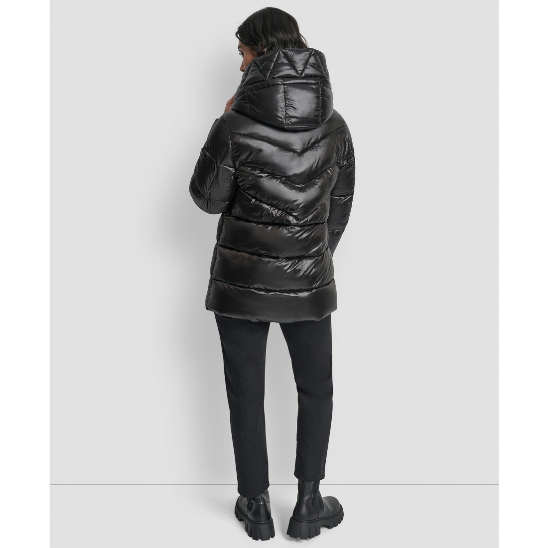 Manteau matelassé 'Shine Hooded' pour Femmes