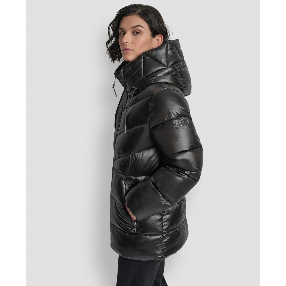 Manteau matelassé 'Shine Hooded' pour Femmes