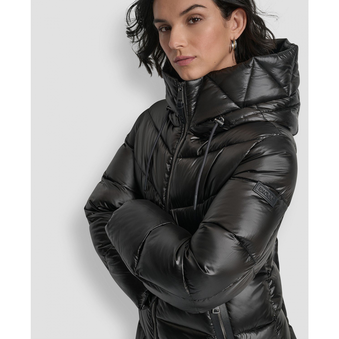 Manteau matelassé 'Shine Hooded' pour Femmes
