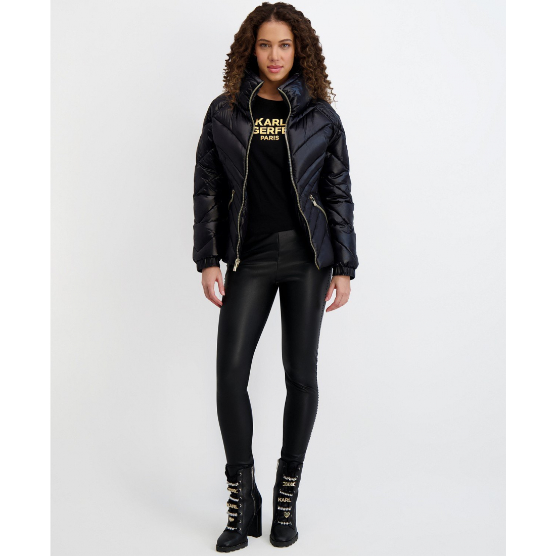 Manteau matelassé 'Pillow-Collar' pour Femmes