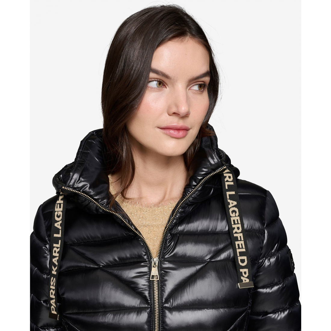 Manteau matelassé 'Drawstring' pour Femmes