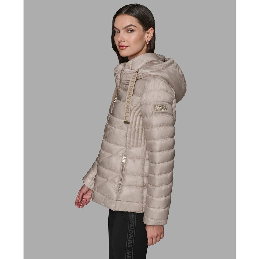 Manteau matelassé 'Drawstring' pour Femmes