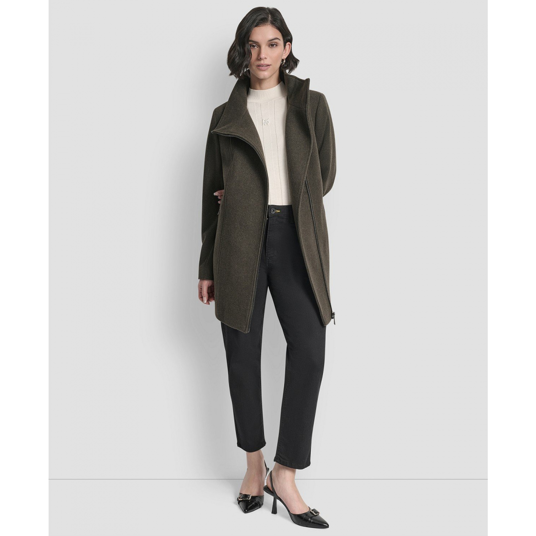 Manteau 'Asymmetrical Zip' pour Femmes