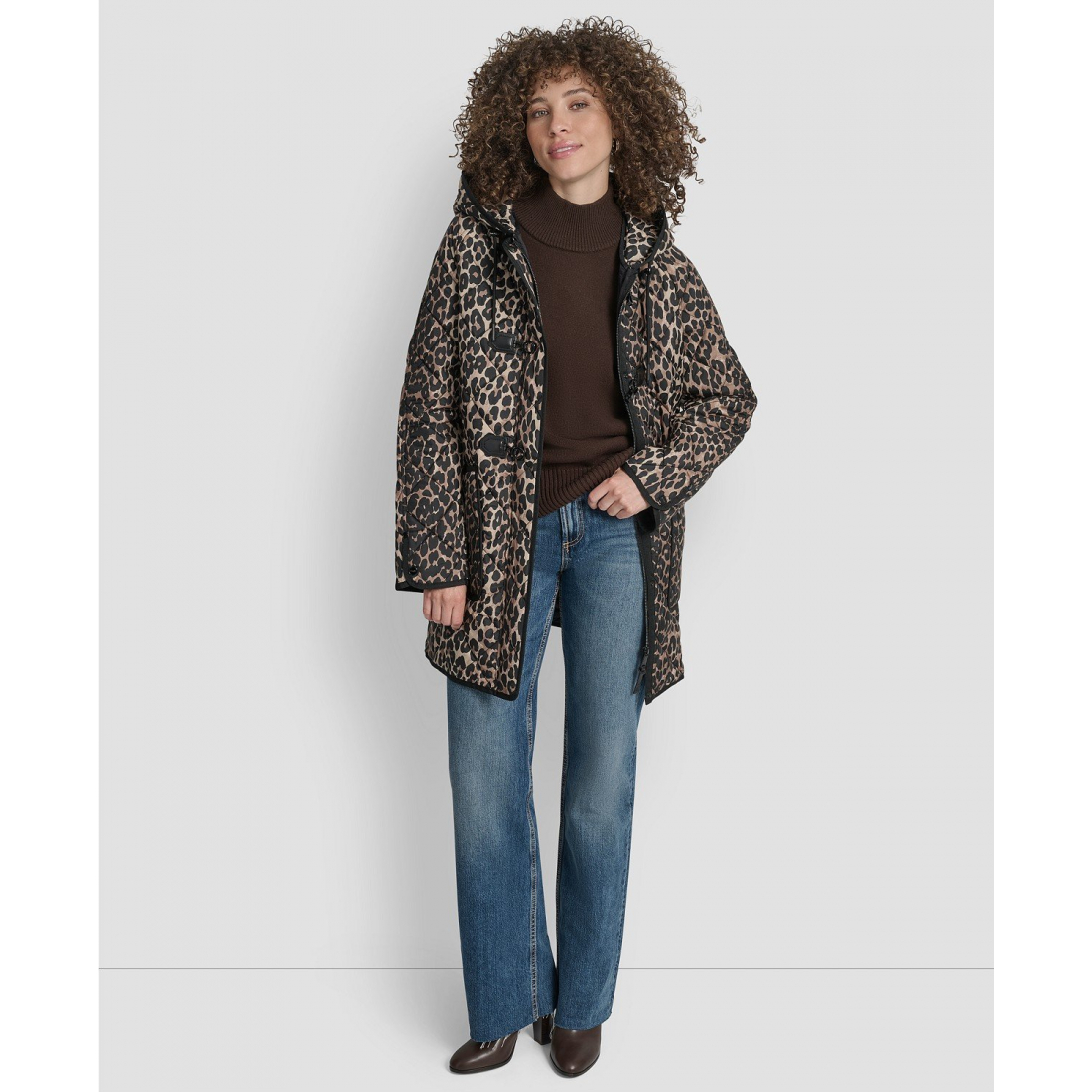 'Hooded Toggle Quilted' Mantel für Damen