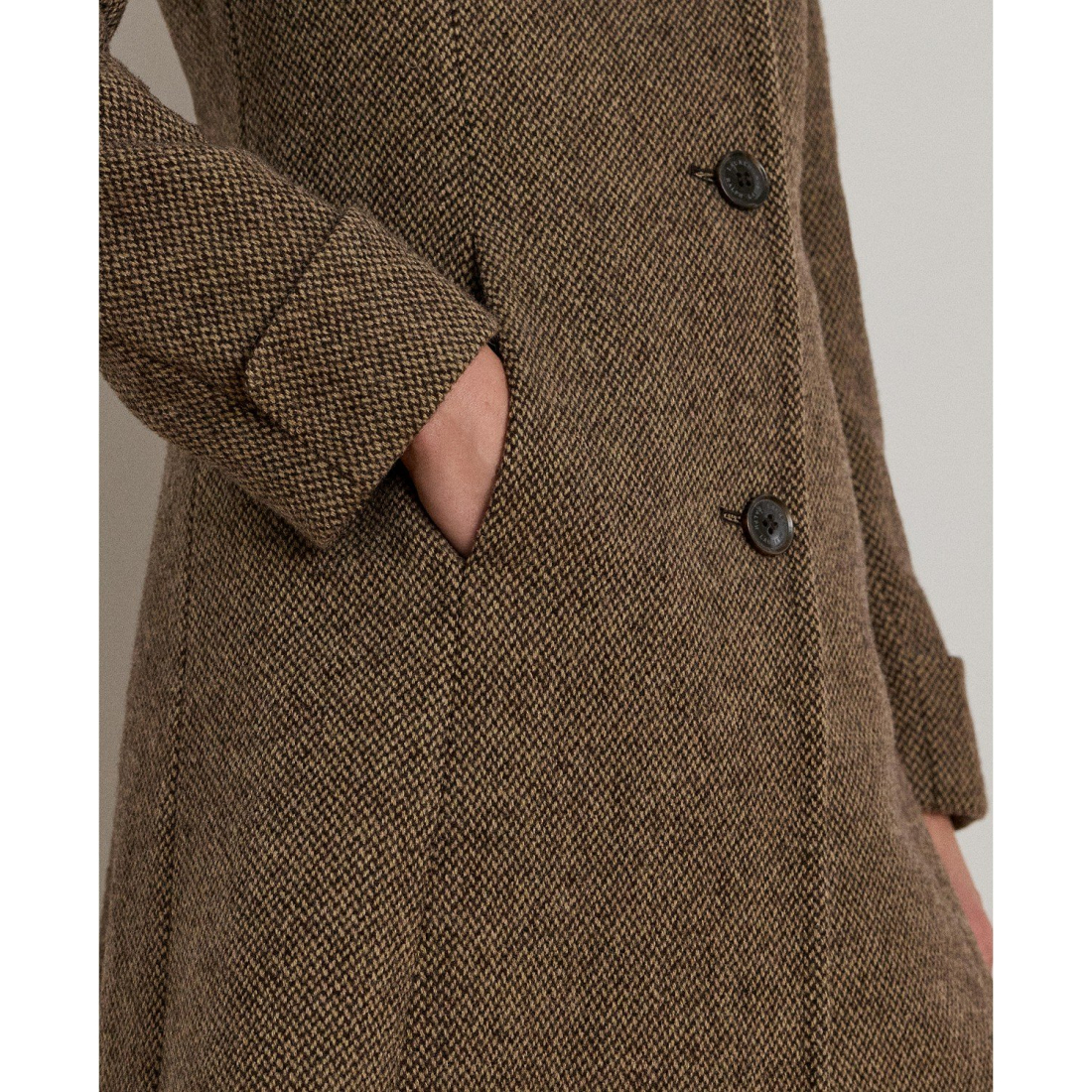 Manteau 'Faux-Fur-Collar' pour Femmes